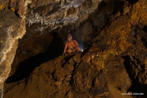 Il salone posto a circa -55m, foto di G. Dellavalle Il salone posto a circa -55m, foto di G. Dellavalle